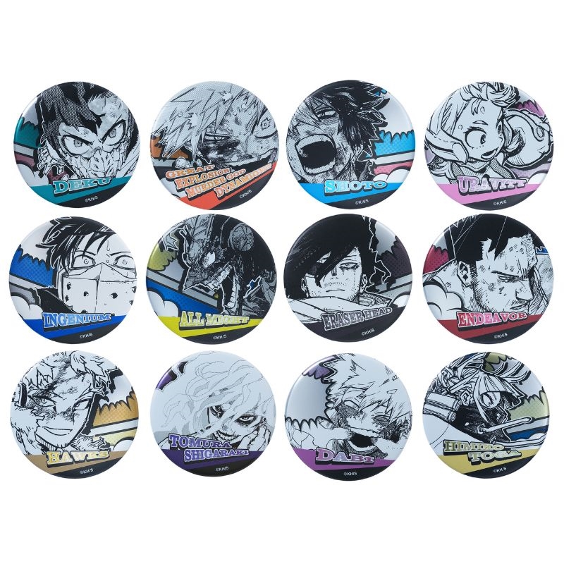 [Pre-order] Jump Characters Store  x "My Hero Academia" Collection Can Badge (R) 2nd Edition - Random 1 pack (1 random designs included)